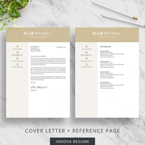 Cover letter template