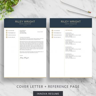 Cover letter template