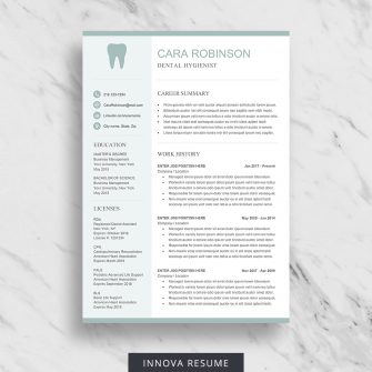 Dental assistant resume template