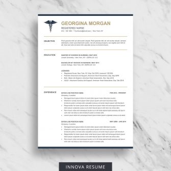 Doctor resume template