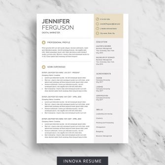 Resume template