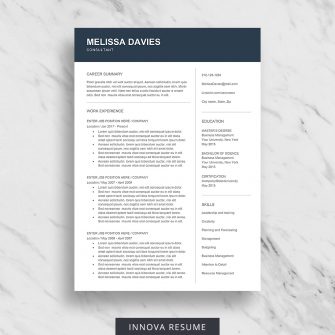 Resume template