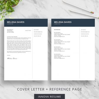 Cover letter template