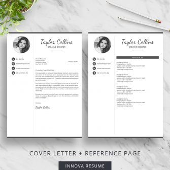 Cover letter template with photo