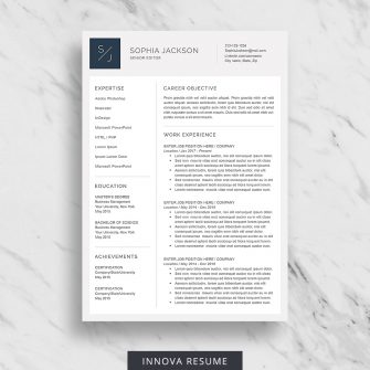 Creative resume template