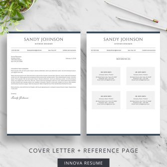Clear cover letter template