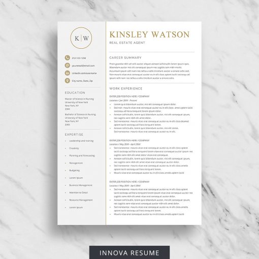 Executive resume template