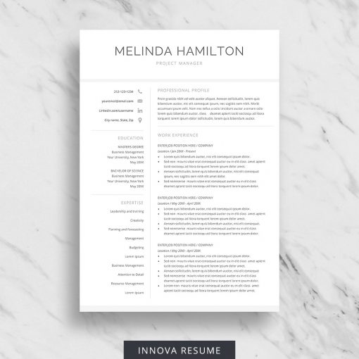 Basic resume template