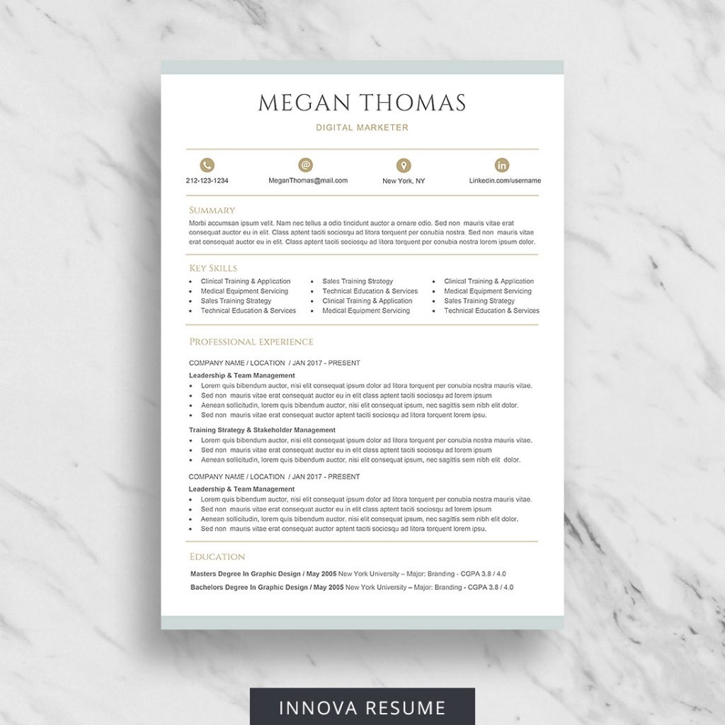 Career Change Resume Template for - Career Change Resume Template 01 1024x1024 