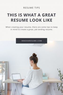 What does a great resume look like